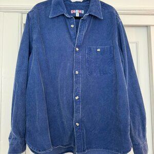 Urban Outfitters Blue Corduroy shacket